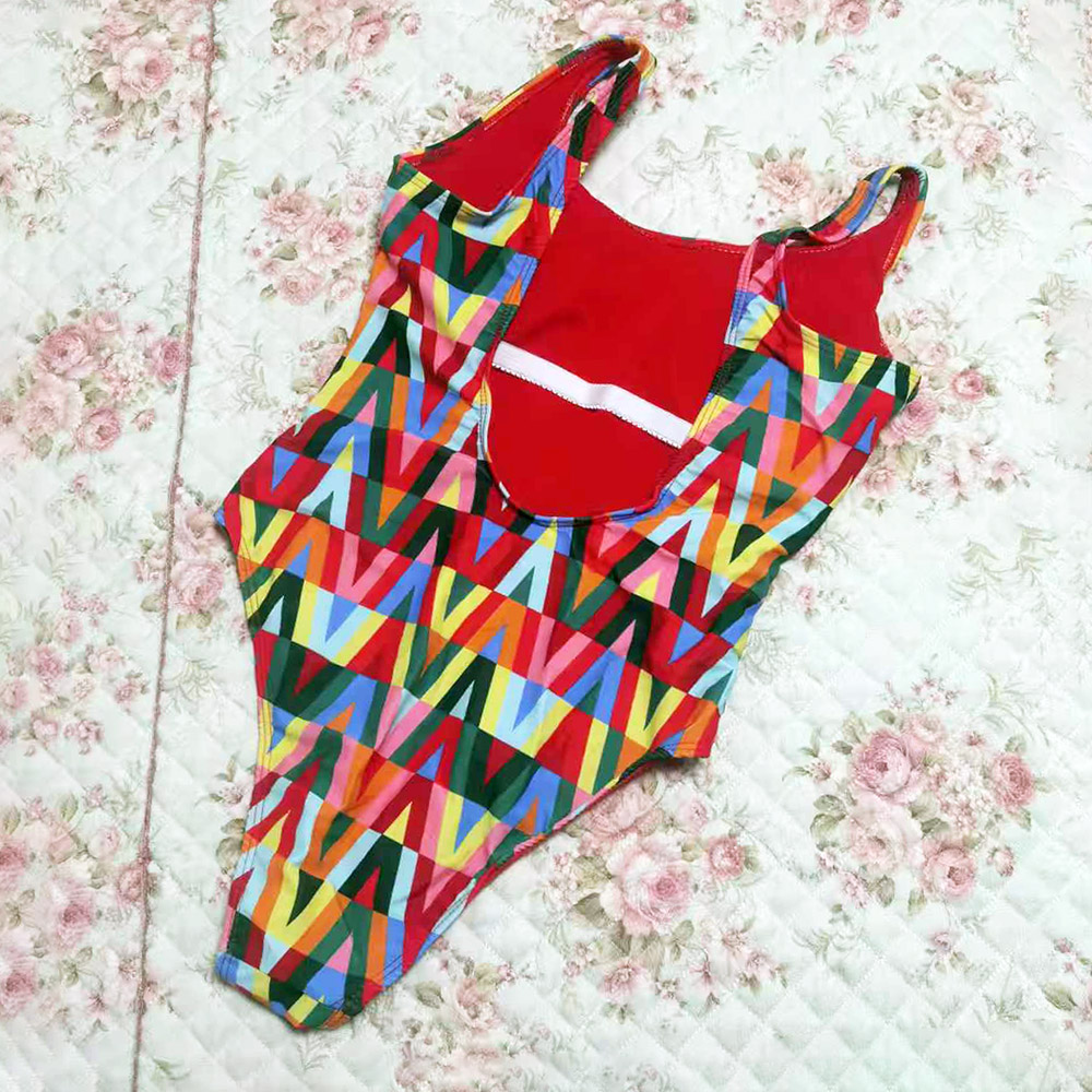 Maillot de bain d'été couleurs de mode luxe sans manches lettre maillots de bain Sexy Micro Bikini ensemble unisexe maillot de bain pantalon de plage