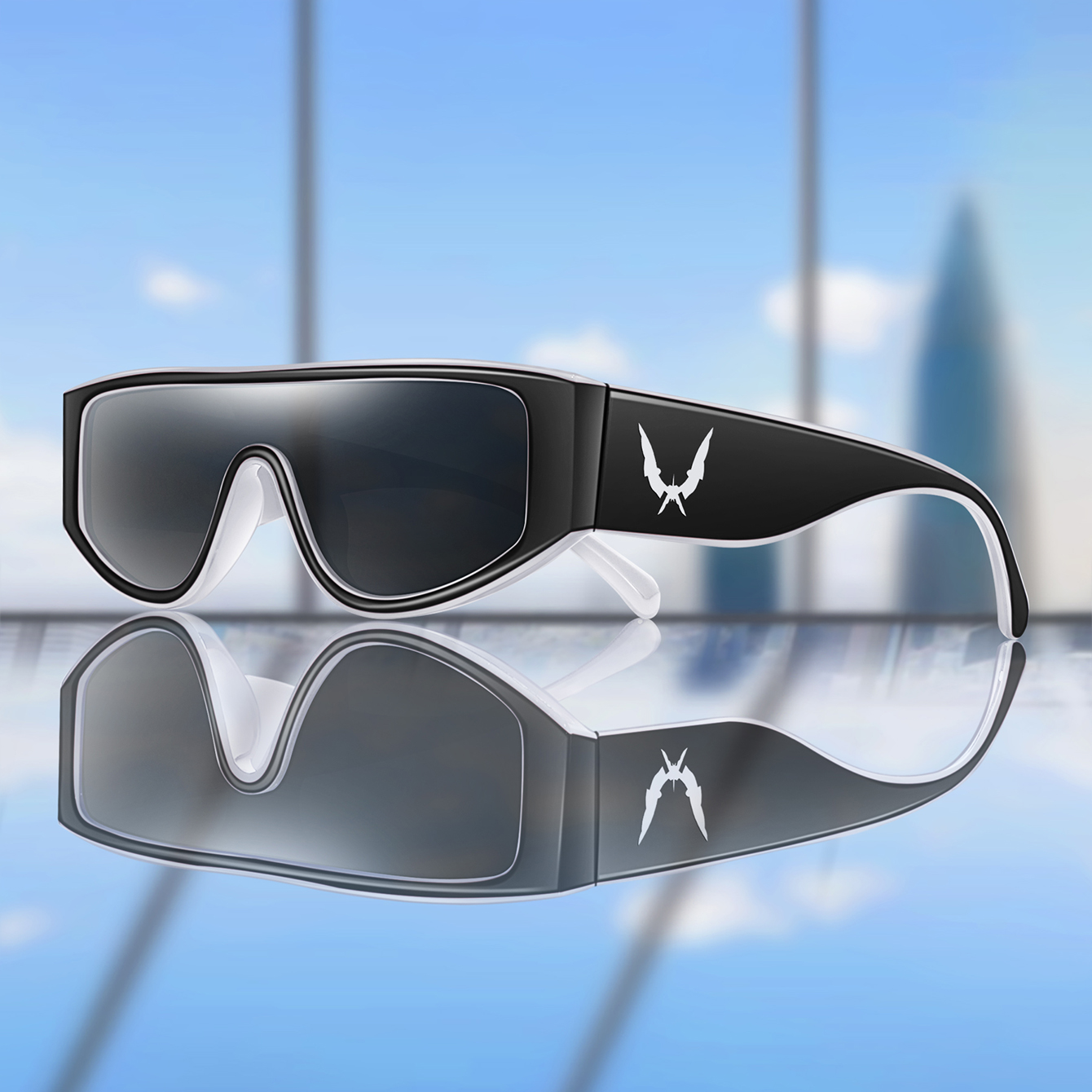 Lunettes de soleil tendance TAMWY pour hommes et femmes, pour tenues quotidiennes, fêtes, shopping, randonnée, monture complète, branches larges