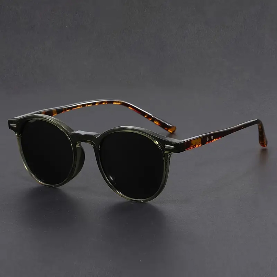 Pack de 4 lunettes tendance à monture ronde, unisexe, cadeau idéal pour la photographie de rue, les fêtes et les cadeaux