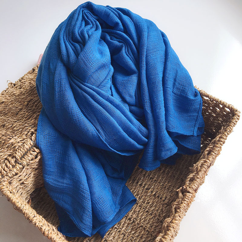 Écharpes de couleur unie pour femmes, hijab turban pour femmes