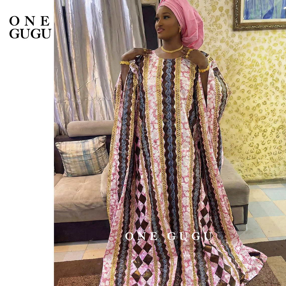 Robe de mariée traditionnelle Bazin Riche Boubou de première qualité avec broderie dorée, robes Dashiki originales parfumées