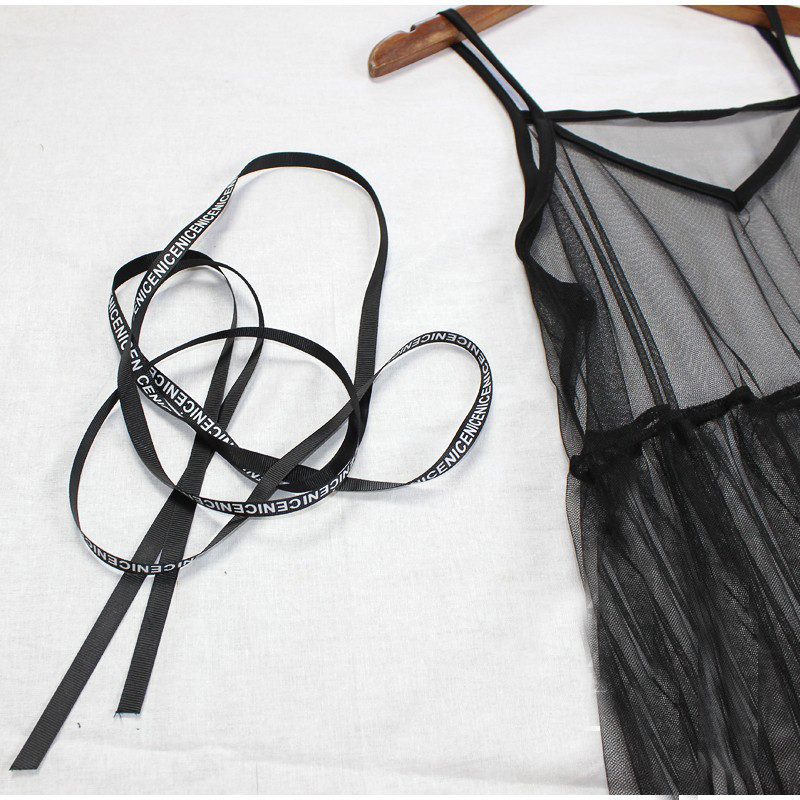 Robe féerique d'été pour femme à col en V, transparente en maille, à fines bretelles, avec ceinture à nœud, en dentelle et maille, style cache-cœur, robe nuisette, tenue d'extérieur