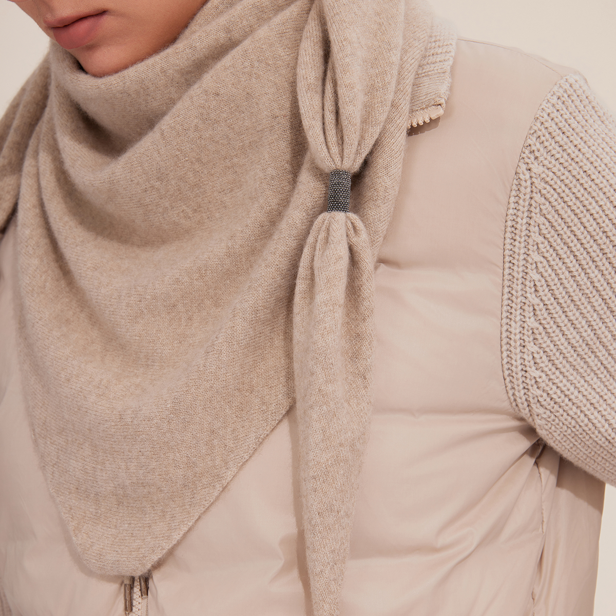 BY4521271 luxe femmes 100% cachemire écharpe pull doux tricot élégant drapé cou concepteur hiver châle
