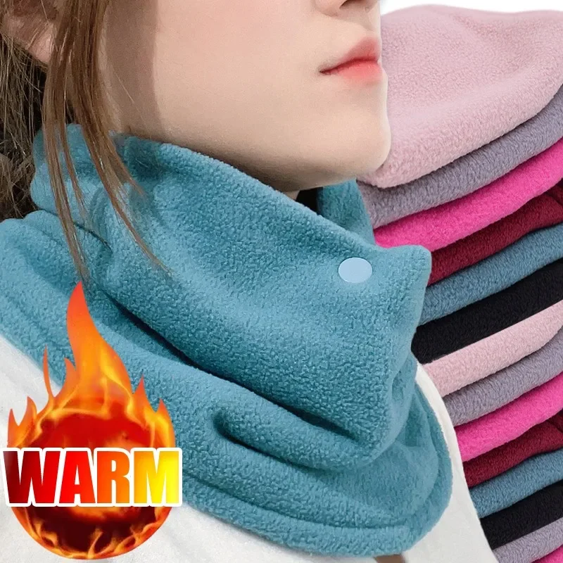 Hiver Anti froid en peluche écharpe chaud faux col écharpe en peluche bavoir Snood femme coupe-vent enveloppement cou Protection polaire femmes écharpes