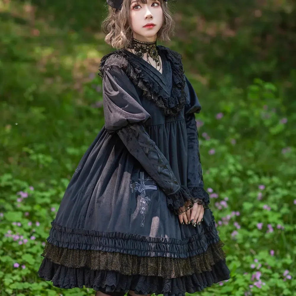 Holy Fruit-Robe Lolita Classique à Manches sulf, par Infanta