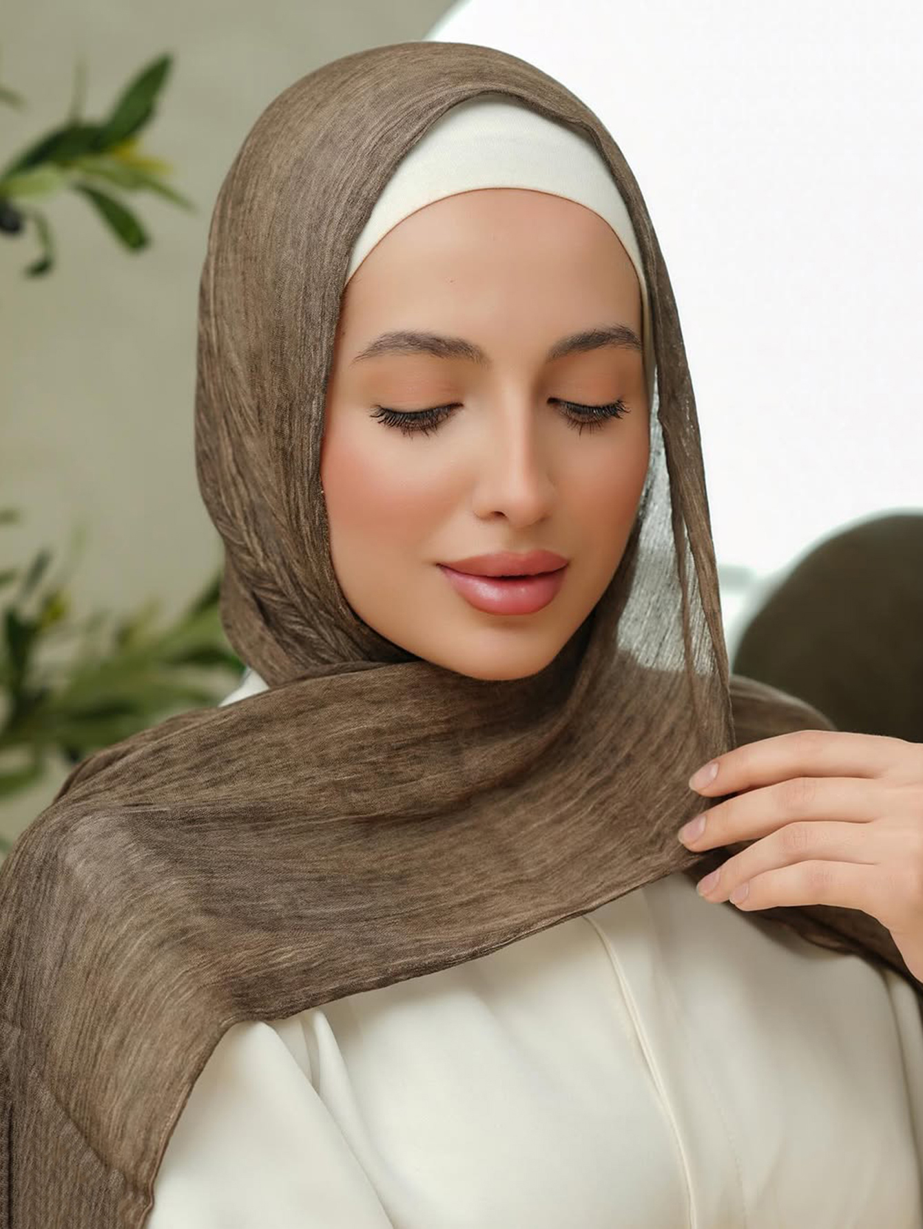Nouveau Hijab en Rayonne Texturée Légère, Foulard Crêpé en Viscose pour Femmes Musulmanes, Châle, Bandeau, Turban Islamique, Voile