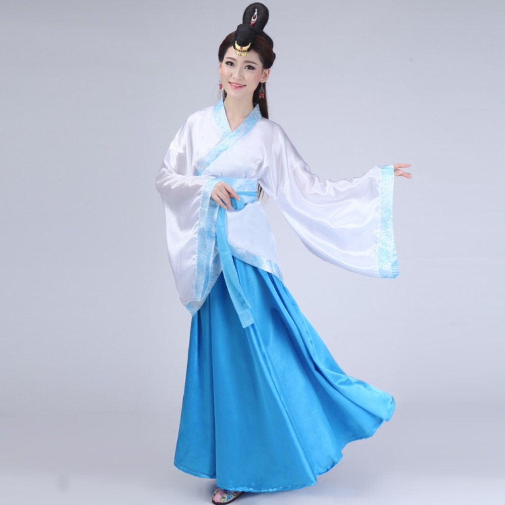 Hanfu – vêtements chinois pour femmes, Costumes de spectacle Cosplay, vêtements de danse, vêtements de fête sur scène pour filles, Style ethnique Vintage