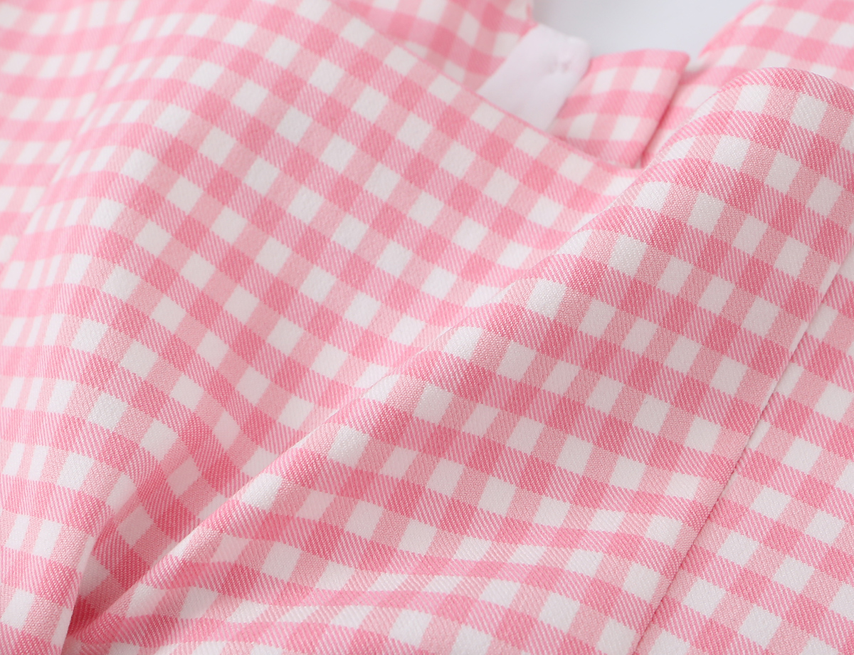 BSAY Coquette Pink Gingham Bustier Crop Top pour femme, débardeur corset à col cœur, fines bretelles, boutons sur le devant et ourlet à volants, style mignon d'été