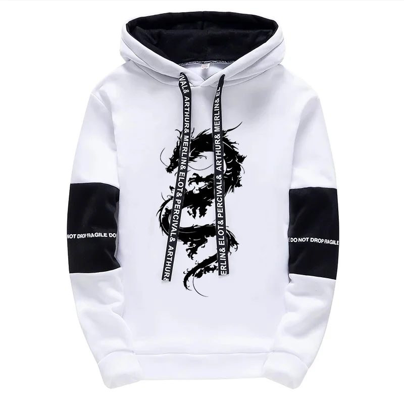 Automne hiver hommes survêtement imprimer sweats décontractés Streetwear Sports de plein air Jogging hommes vêtements une pièce à capuche pantalon