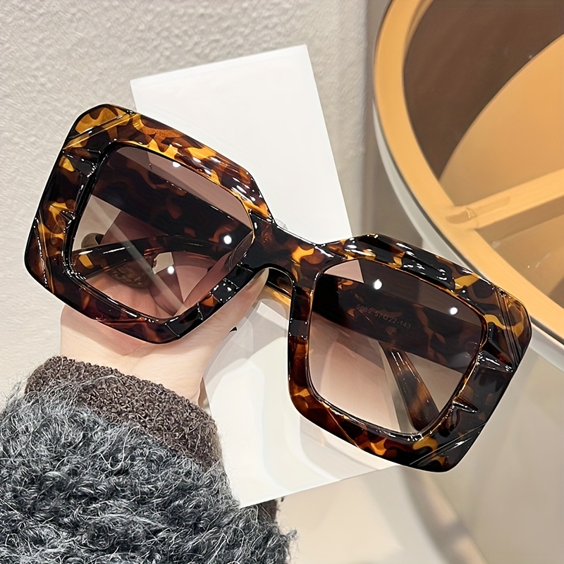 Nouvelles lunettes de mode carrées pour femmes-cadre PC bleu avec charnières en métal noir, lunettes décoratives et fonctionnelles pour tenue décontractée
