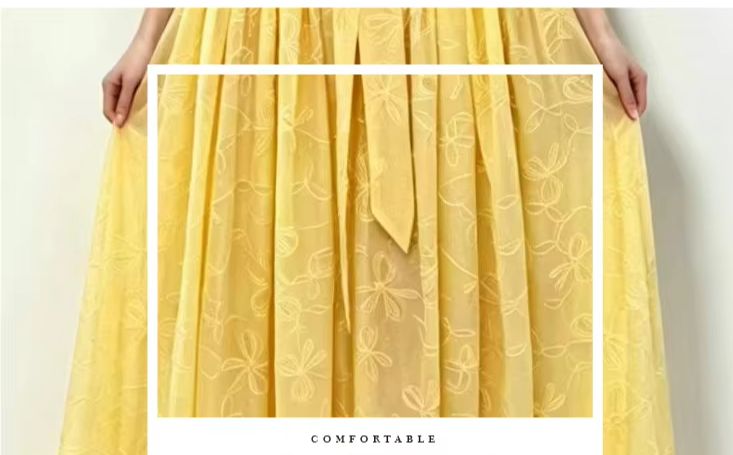 Robe longue bohème vintage brodée florale pour femme, col montant, manches bouffantes, taille haute à lacets, coupe ample et décontractée, élégante