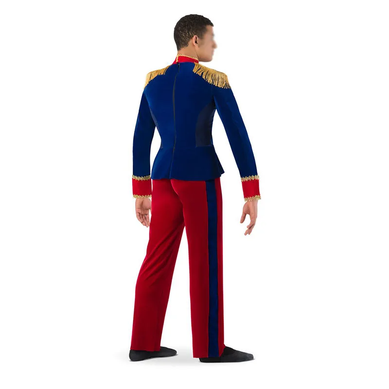 Costume casse-noisette pour femmes et hommes, ensemble de robe en velours militaire Royal médiéval, ensemble de spectacle sur scène à la mode pour Halloween et noël