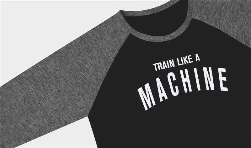 T-Shirt manches 3/4 à col rond pour homme, vêtement de sport confortable et décontracté, à la mode, collection automne