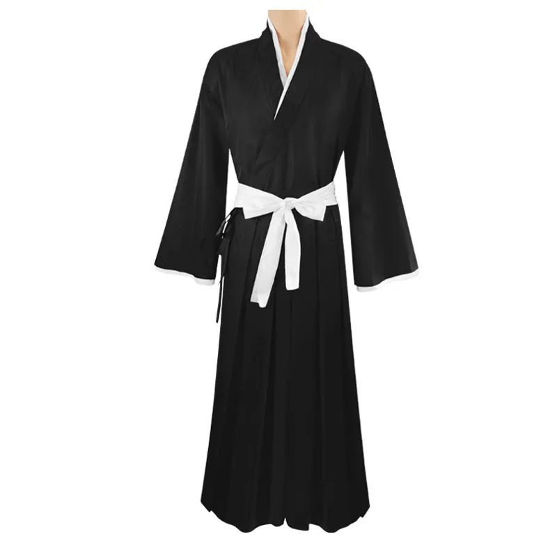 Costumes complets de cosplay anime 2026 Rukia Kurosaki Ichigo Die Pa Soul Society Shinigami Kimono Guerre des Mille Ans