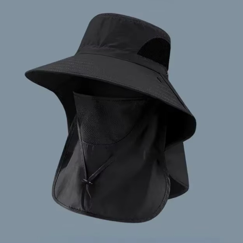 Chapeaux de soleil d'été Protection UV casquette de pêche de chasse en plein air pour hommes femmes randonnée Camping visière seau chapeau chapeau de pêcheur amovible