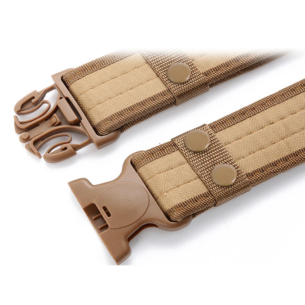 Ceinture tactique de Combat à dégagement rapide pour hommes, en toile, à la mode, pour Sports de plein air, entraînement, chasse, randonnée