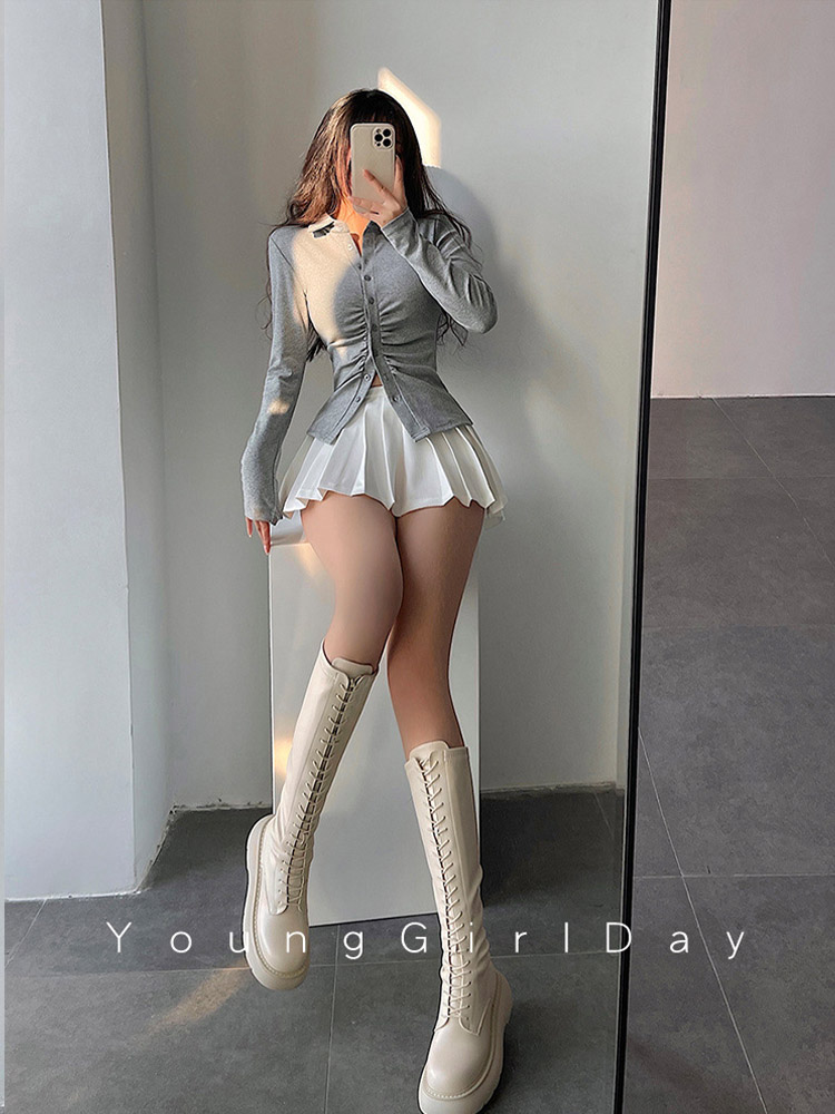 Jupe plissée avec short pour femmes, Sexy, taille haute, blanc, noir, ligne a, coréen, Gyaru, Mini jupe de Tennis, écolière, été