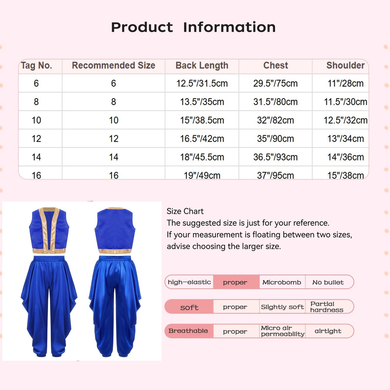 Costume Aladins pour garçons, déguisement de Cosplay du Prince arabe, gilet et pantalon Baggy, tenues pour Halloween, carnaval, spectacle sur scène