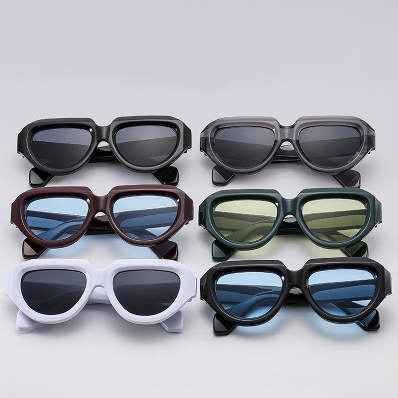 Lunettes de soleil carrées vintage pour femmes et hommes, lunettes de soleil rondes classiques rétro décontractées, lunettes de soleil unisexes