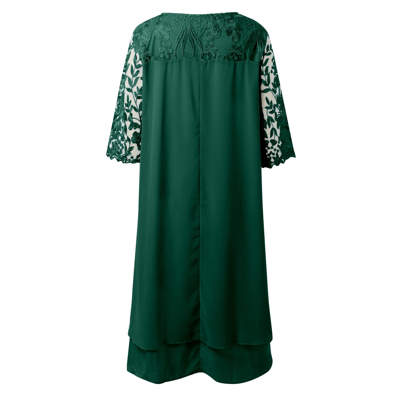 Grande robe brodée de fleurs pour femmes, robes élégantes pour femmes, invité de mariage, été, 2024, 3/4