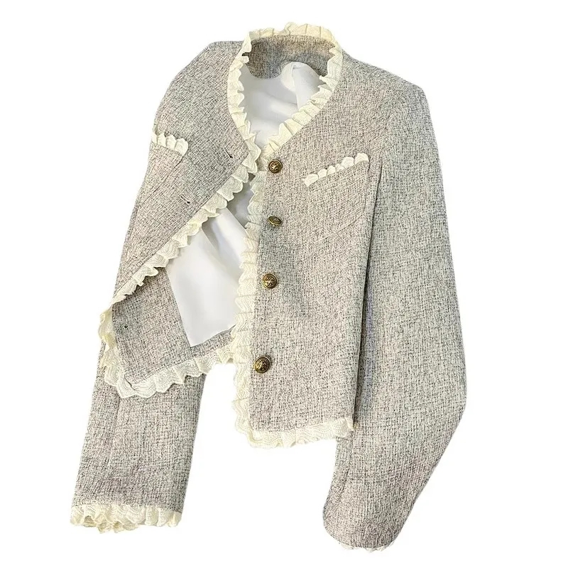 Manteau de costume pour femmes, veste Blazer à la mode pour dames, haute qualité, assorti avec tout, vêtements d'extérieur amples, printemps-automne 2025