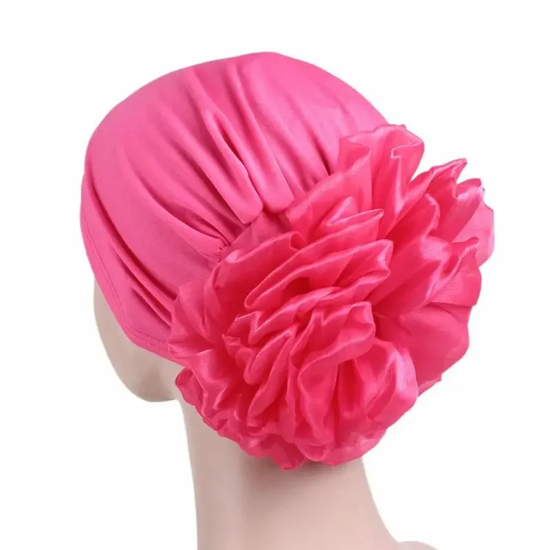 Turban musulman à fleurs pour femmes, bonnet islamique, bandanas élastiques, bonnet de chimio, perte de cheveux, chapeau de prière, nouvelle mode