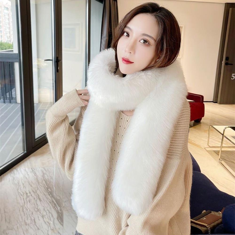 Luxe hiver col de fourrure de renard femme noir fourrure naturelle écharpe châle pour femmes colliers enveloppes cou plus chaud fourrure foulards cou col de fourrure
