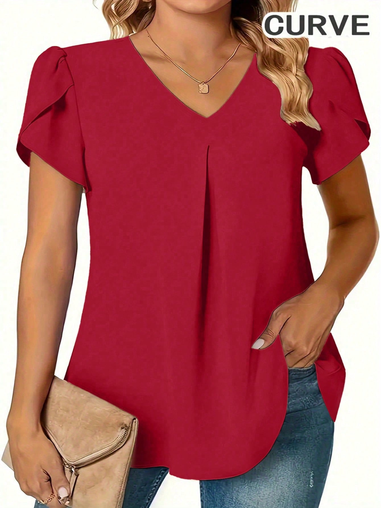 Grande taille 0XL-5XL femmes col en v mode couleur unie chemise Blouse dames décontracté ample et Simple chemise à manches longues