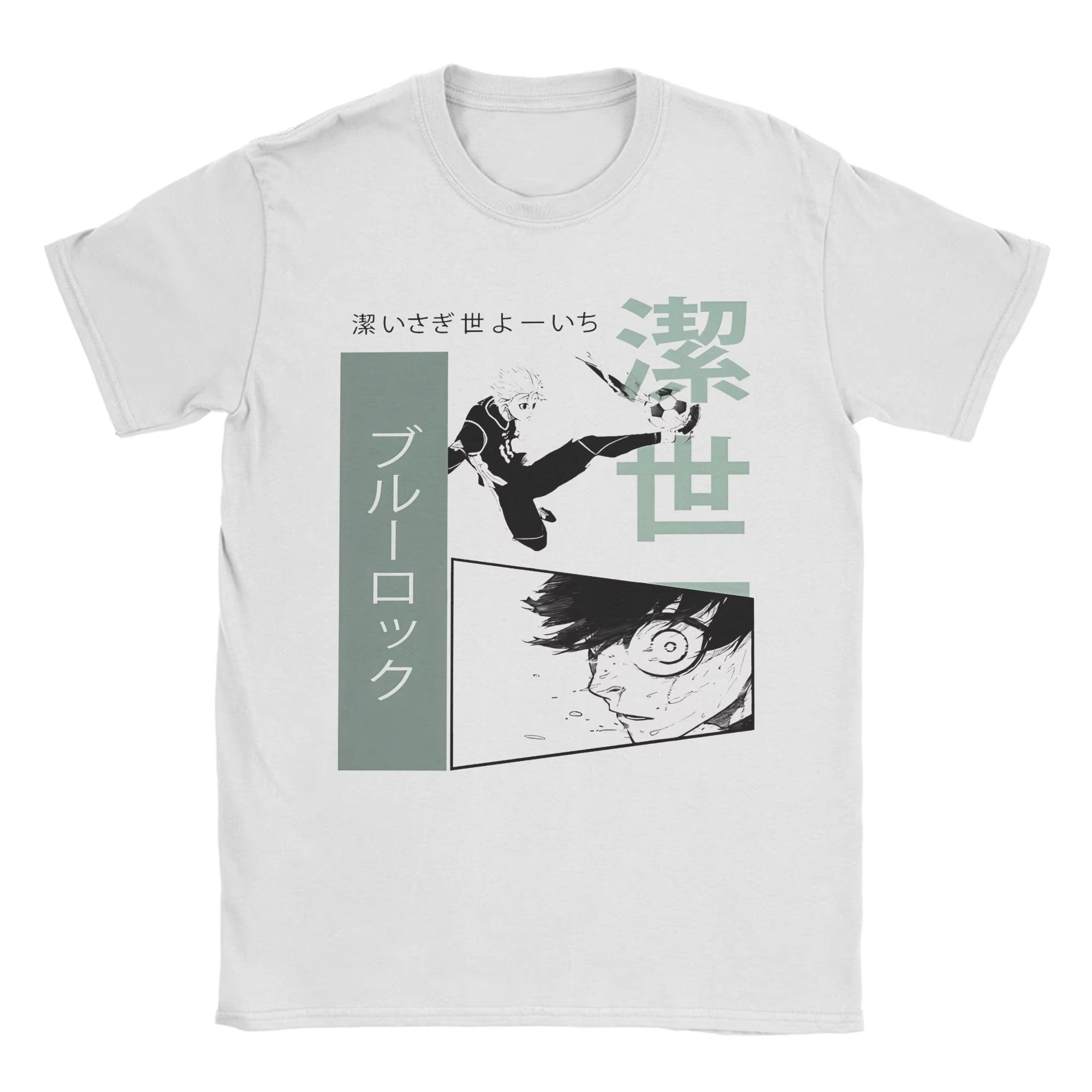 T-shirt en coton pur BACHIRA MEGURU Blue Locks, été 2026, chemise rétro pour homme et femme, mode Y2k, streetwear, vêtements surdimensionnés