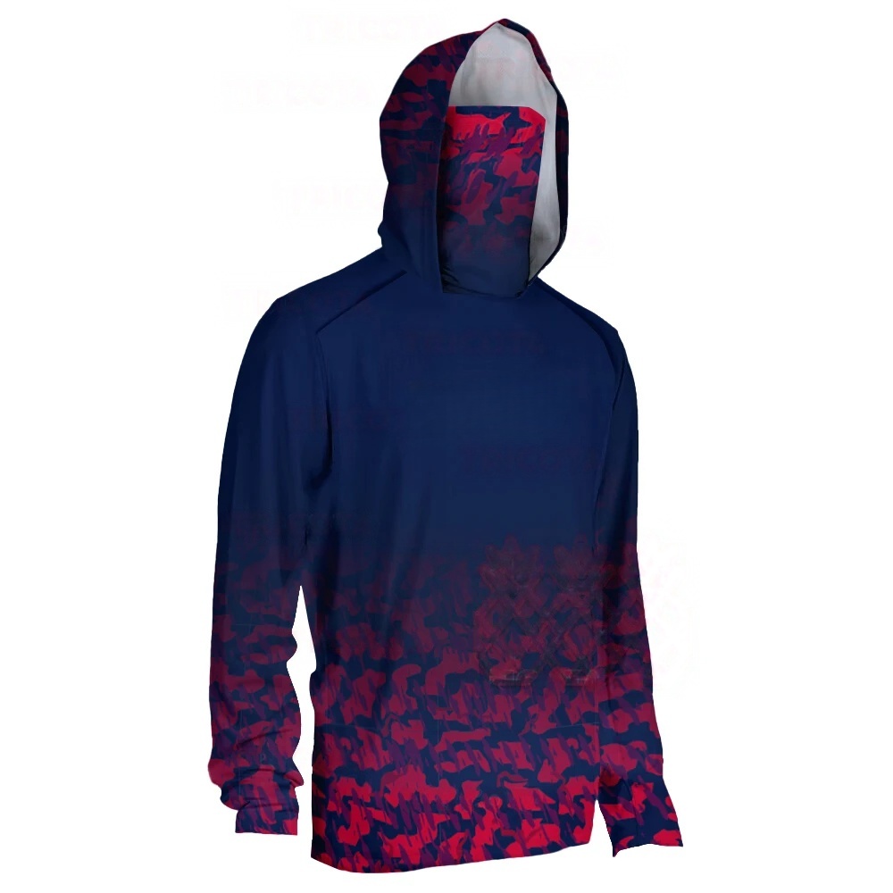 Chemise de pêche à manches longues pour homme, vêtements de pêche, protection UV