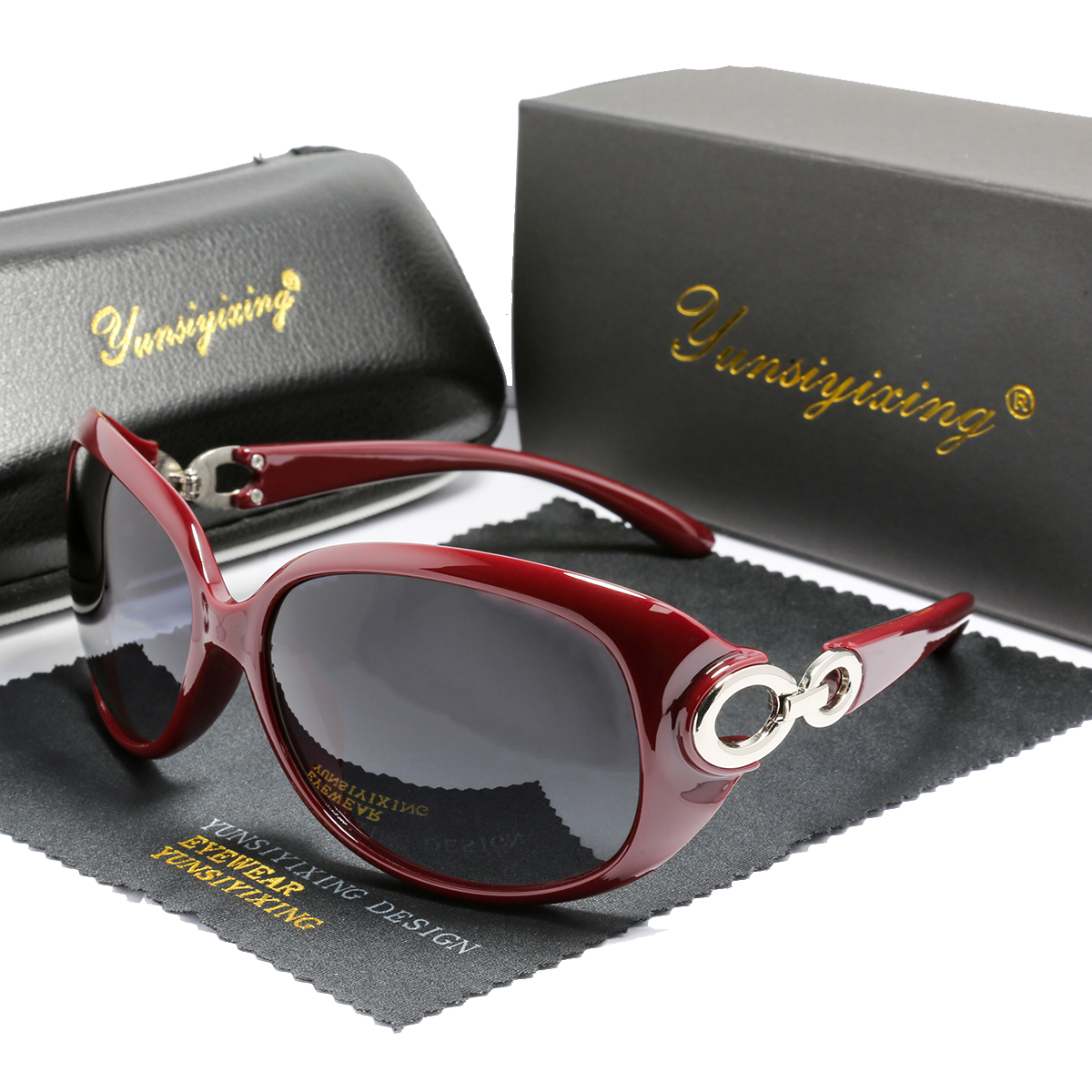Lunettes de soleil polarisées pour femmes, verres solaires de luxe, design de marque, nouvelle mode