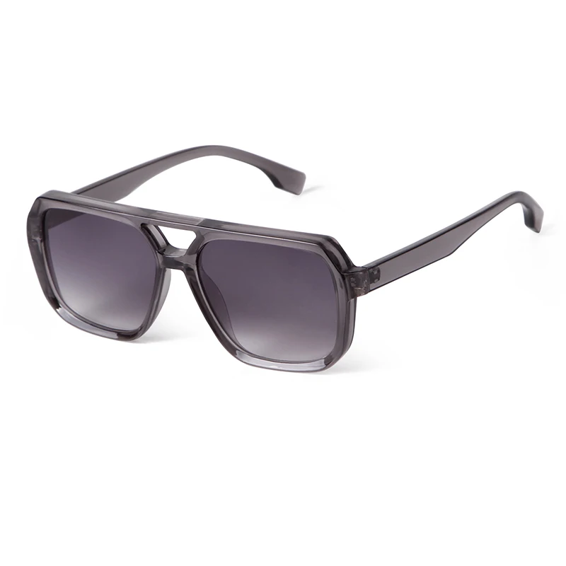 ChimPilot-Lunettes de soleil pour femmes et hommes, design de marque, double pont, écaille de tortue, lentille marron, rétro, lunettes d'aviation
