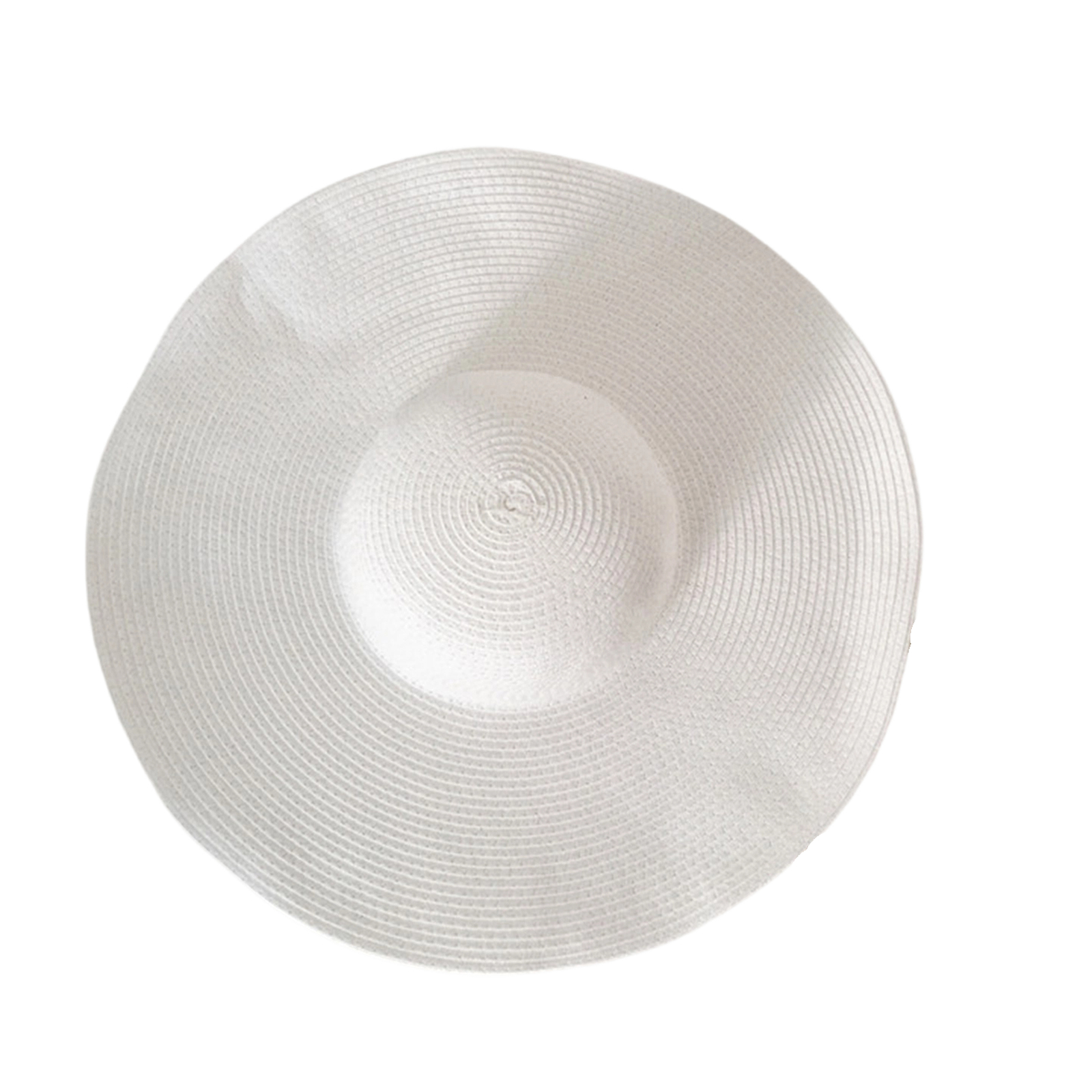 Chapeau de soleil pour femme à large bord, chapeau de plage pliable en paille, mode estivale, protection UV, casquette de plage