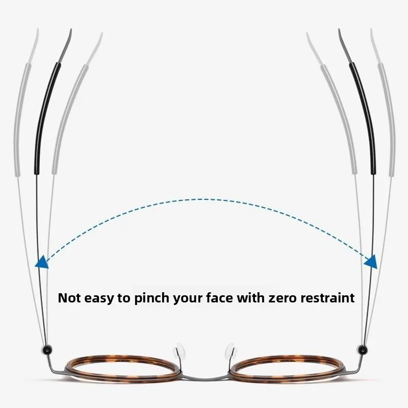 Lunettes de lecture à monture ronde en métal pour hommes et femmes, de luxe, haute définition, blocage de la lumière bleue, vue lointaine