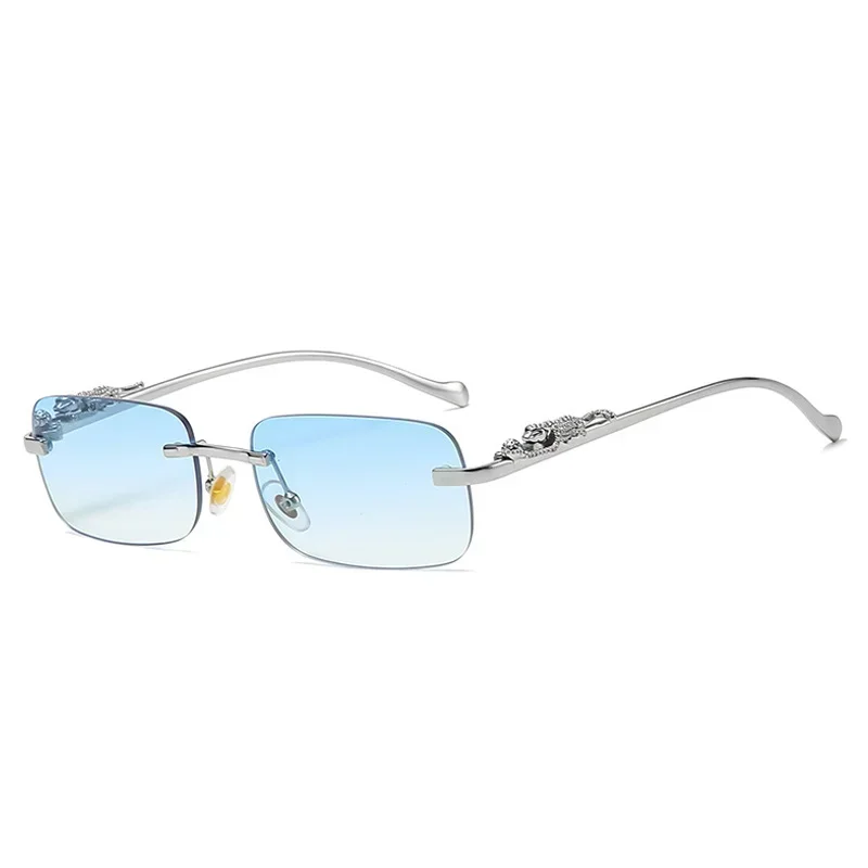 Petites lunettes De soleil carrées Vintage pour hommes et femmes, lunettes De soleil miroir De styliste De marque, mode rétro dégradé Oculos De Sol