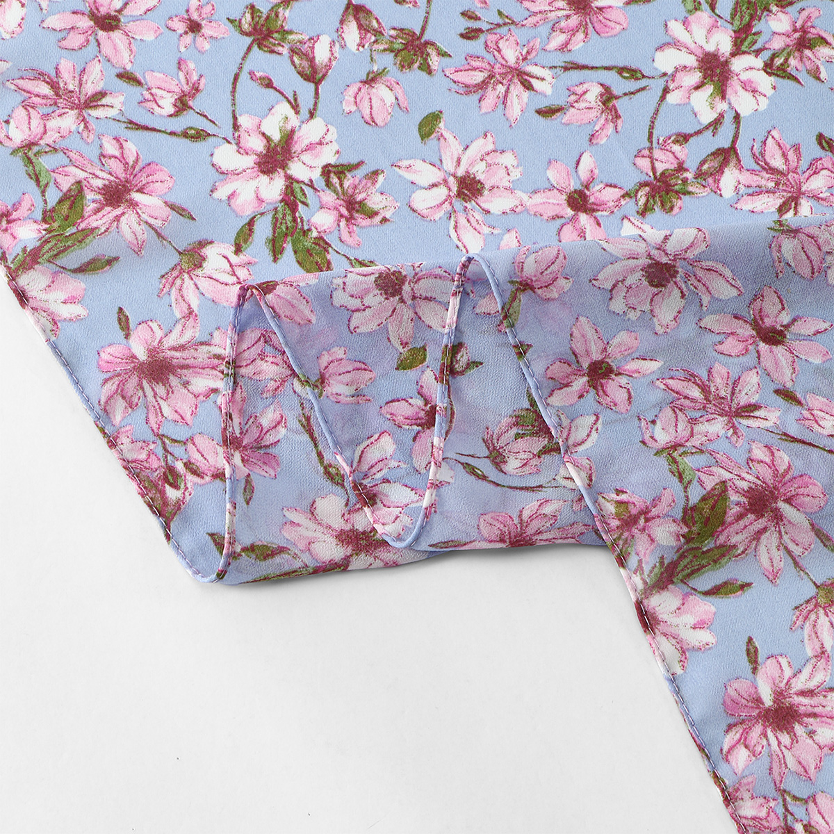 Nouveau Foulard Chiffon Imprimé Floral Tendance, Long et Élégant, pour Femmes Musulmanes, Hijab, Écharpe Simple et Douce pour Dames 180*70cm