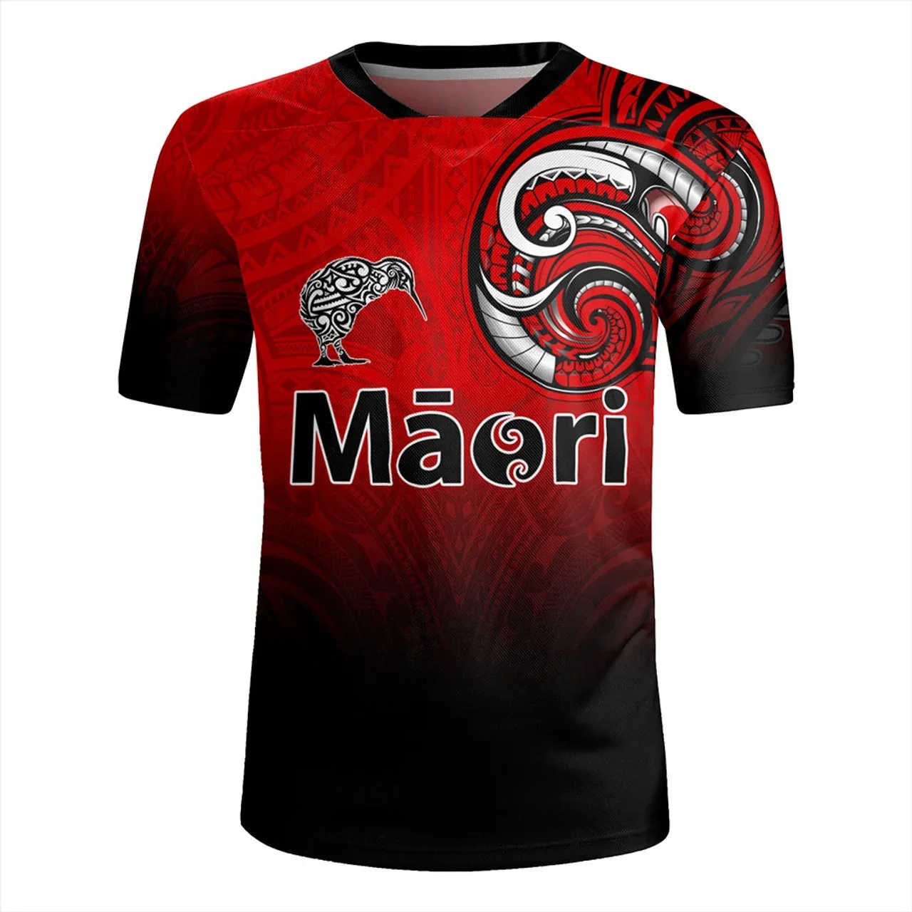 Nouvelle-zélande Rugby-Jersey argent fougère drapeau Styles 3D imprimé col en V t-shirt NZ Jersey col en v T-Shirts hommes Cool manches courtes T-Shirts
