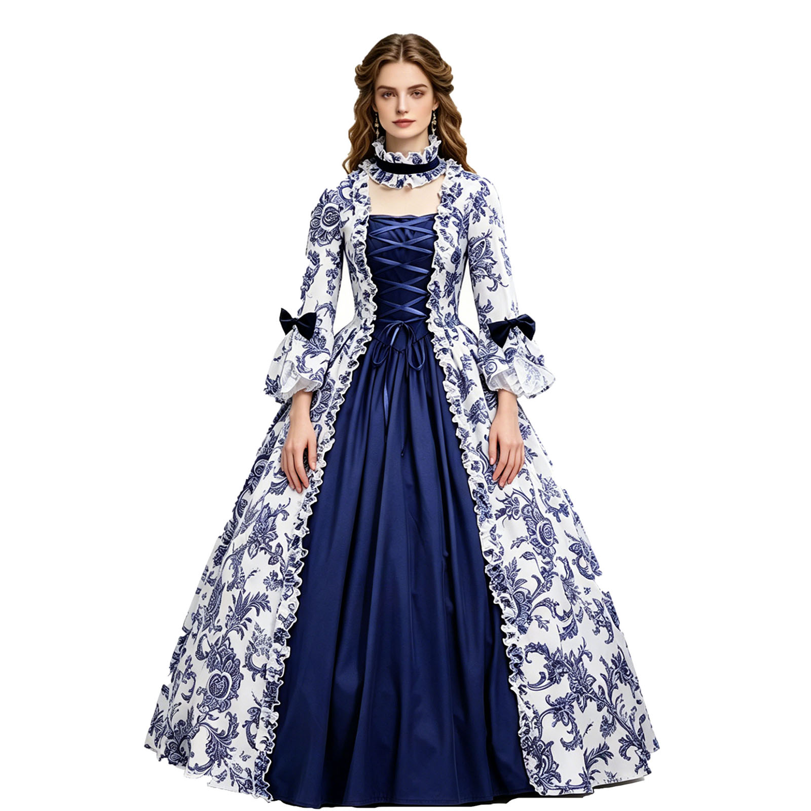 Robe de soirée médiévale victorienne pour femme, style Renaissance, pour la danse et les événements historiques