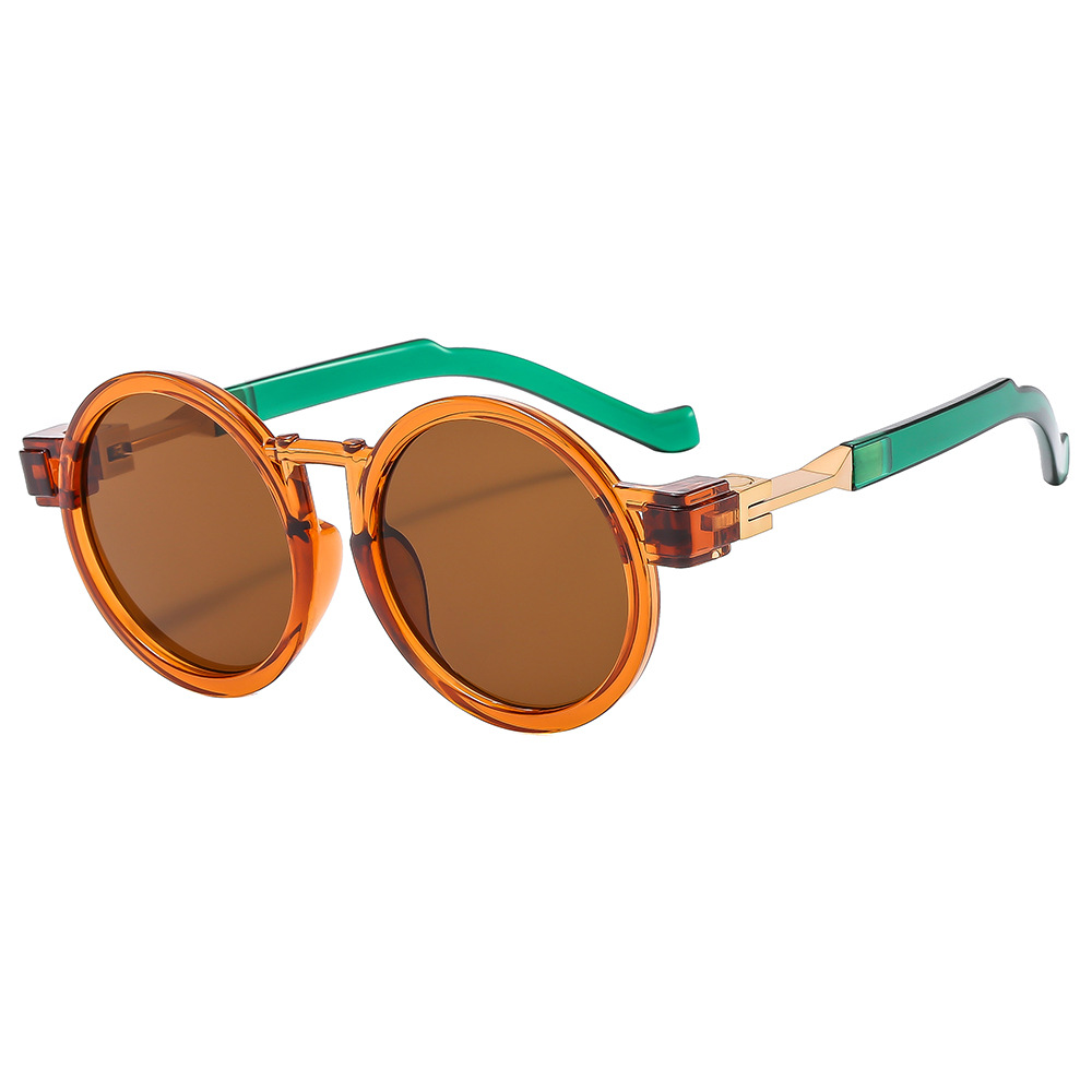 Nouveau rond femmes Steampunk lunettes de soleil nuances de luxe UV400 marque de mode concepteur hommes lunettes de soleil