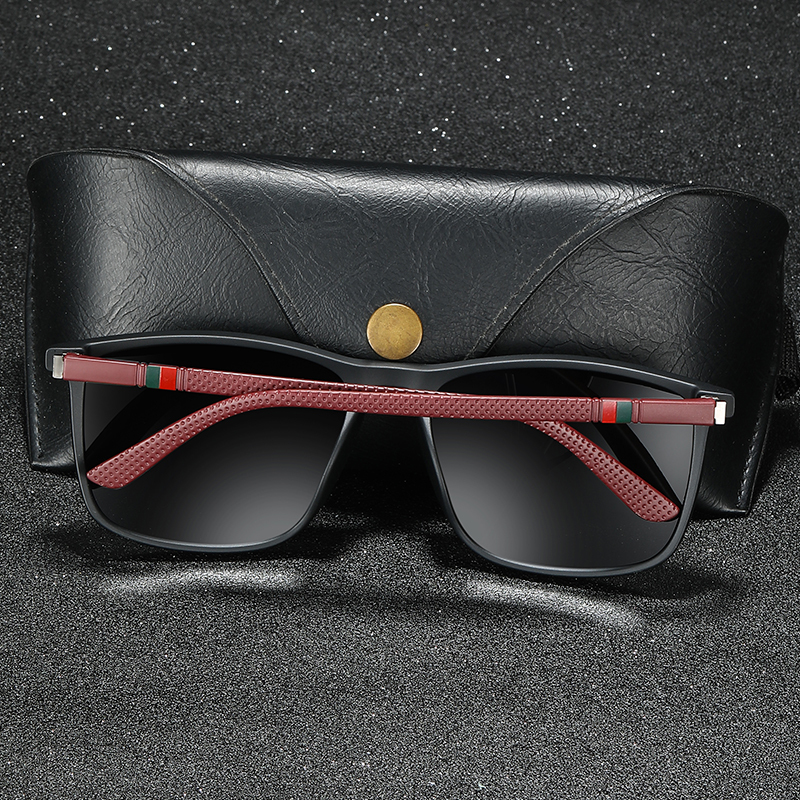 Lunettes de soleil carrées vintage de luxe pour hommes et femmes, mode, voyage, conduite, lunettes de soleil pour homme, monture TR90