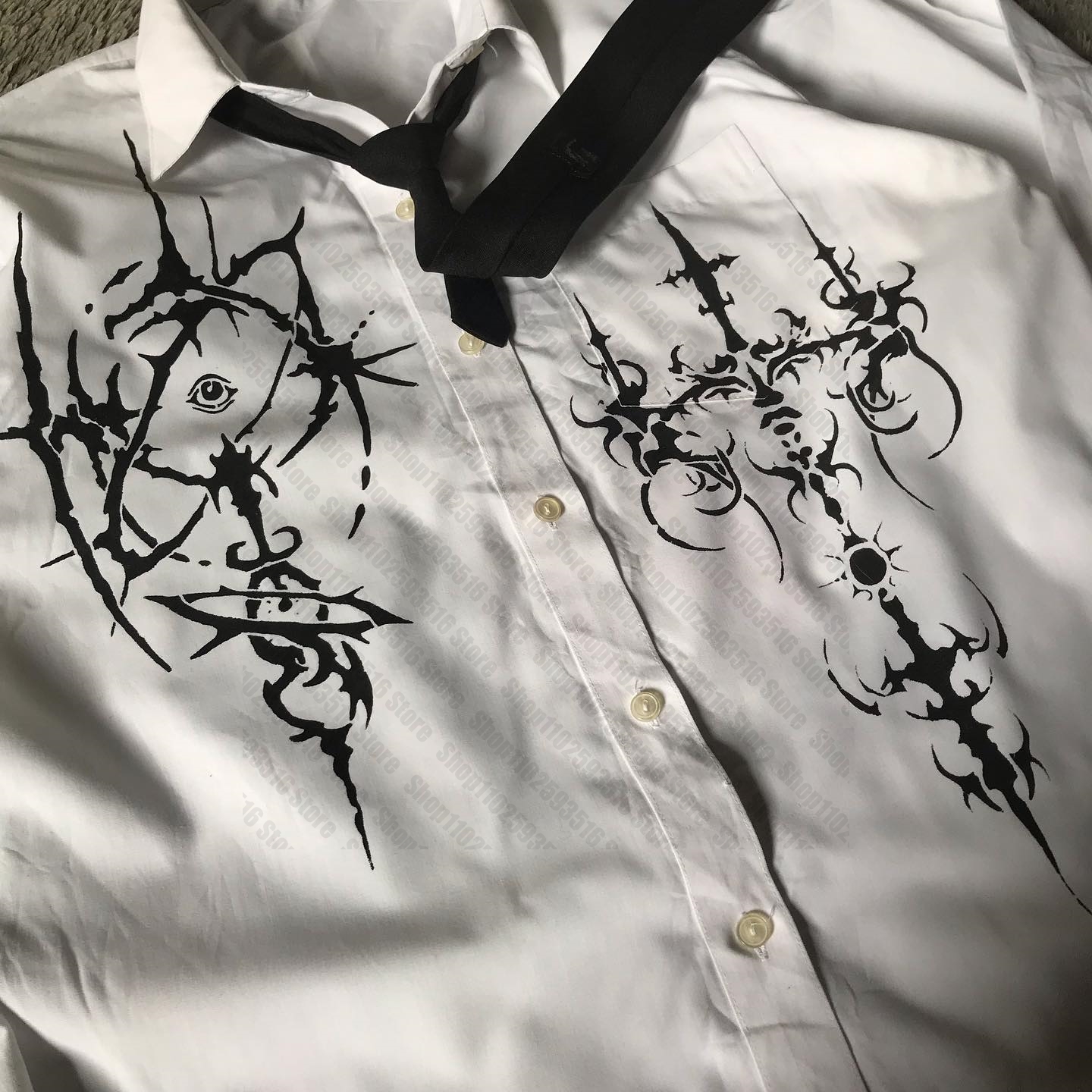 Chemisier femme Anime Vintage vêtements à manches longues mode mignon imprimé Y2k chemises et chemisiers Kawaii chemise surdimensionnée Shoujo vêtements