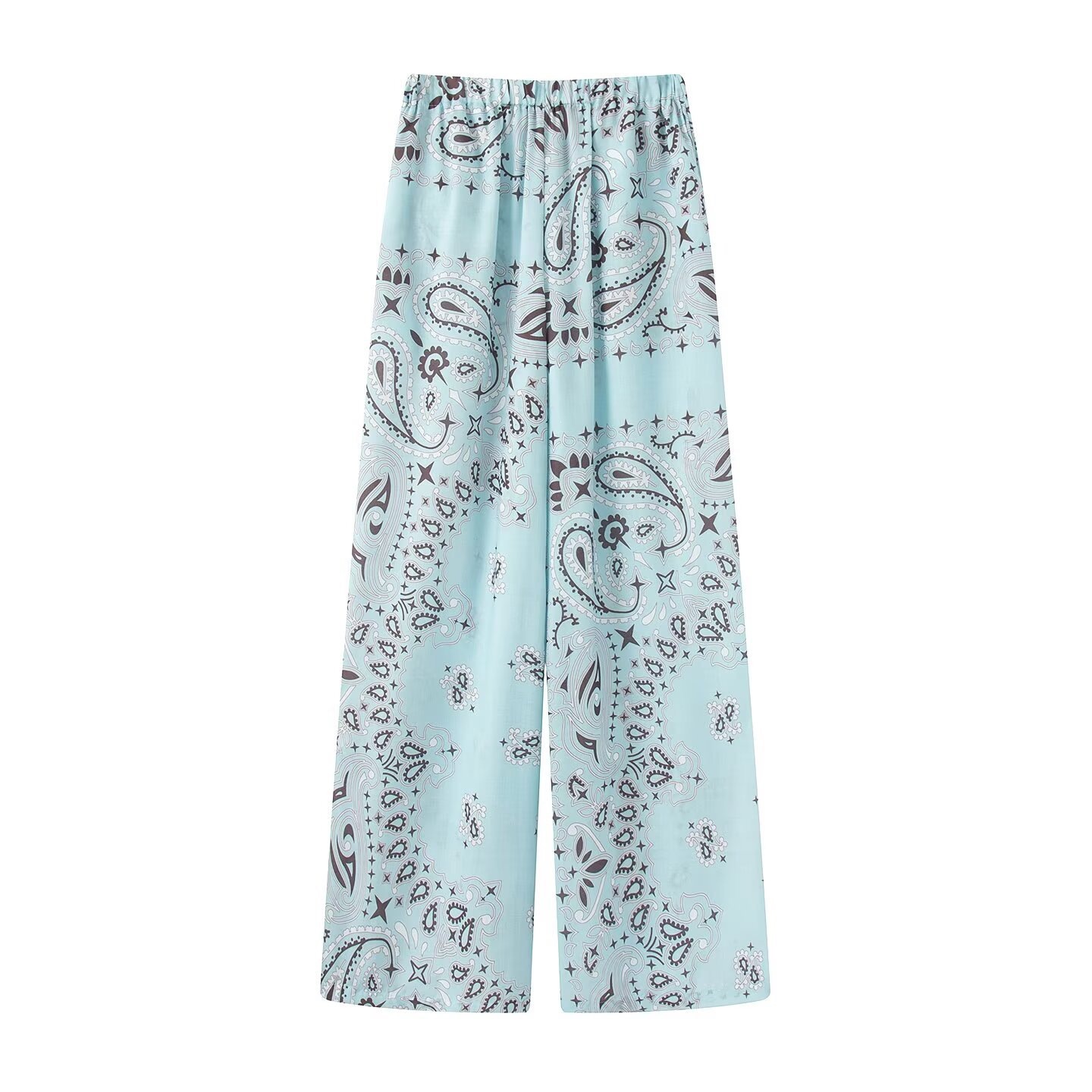 Chemise ample imprimée pour femme avec nœud papillon, style urbain estival, en polyester, manches longues, ensemble décontracté Y26058
