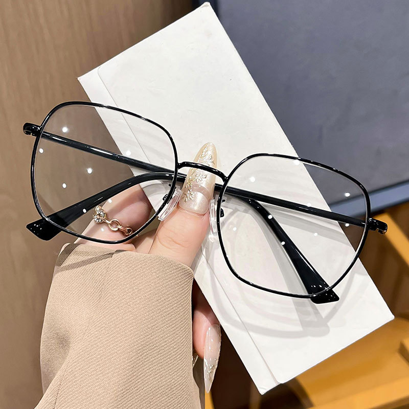 Lunettes de myopie à monture métallique pour femmes, Anti-lumière bleue, lunettes d'ordinateur, Style moins dioptrie, lentille de Prescription-2.25-2.75-2.5