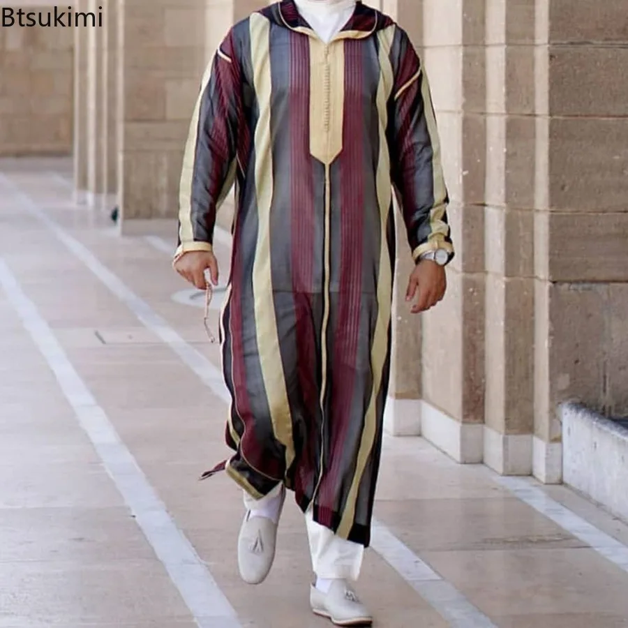 Robe Musulmane Durable pour Homme, Kaftan Arabe, Thobe Jubba, Manches sulf, Dubaï, Robe Ethnique Islamique, Chemises de Nuit, Mode, Vêtements Décontractés