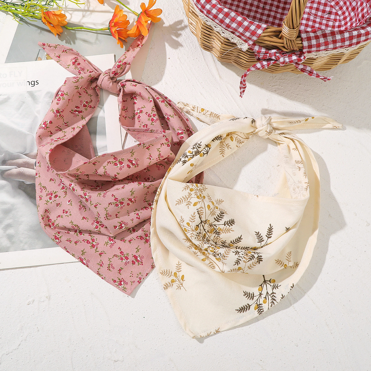 Foulard pour cheveux pour femmes, style rétro Y2K, cool, tendance, polyvalent, accessoire de tête, protection solaire estivale, accessoires pour cheveux pour filles
