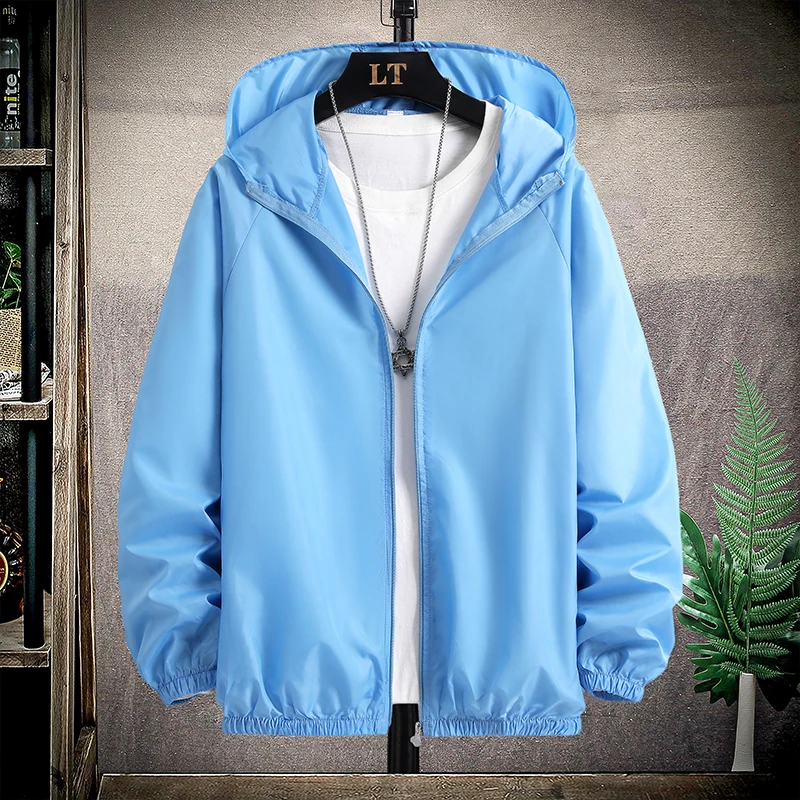 Veste de pluie de Camping pour hommes et femmes, vêtements de Protection solaire imperméables, vêtements de pêche et de chasse, coupe-vent en peau à séchage rapide avec poche