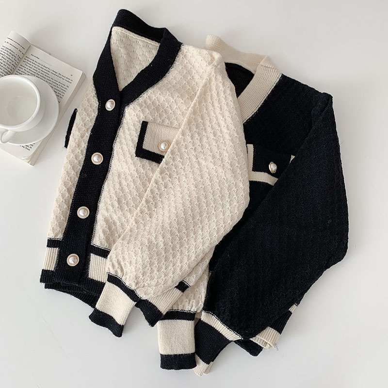 Cardigan en tricot à manches longues pour femmes, mode coréenne, ample, manteau d'extérieur, nouvelle collection coréenne