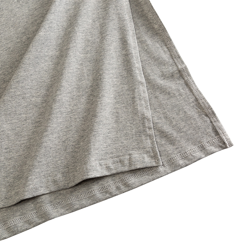 Robe élégante en coton pour femmes, décontractée, ample, à manches courtes, fendue, noire, sexy, longue, pour le nouvel an 2026, vente de robes