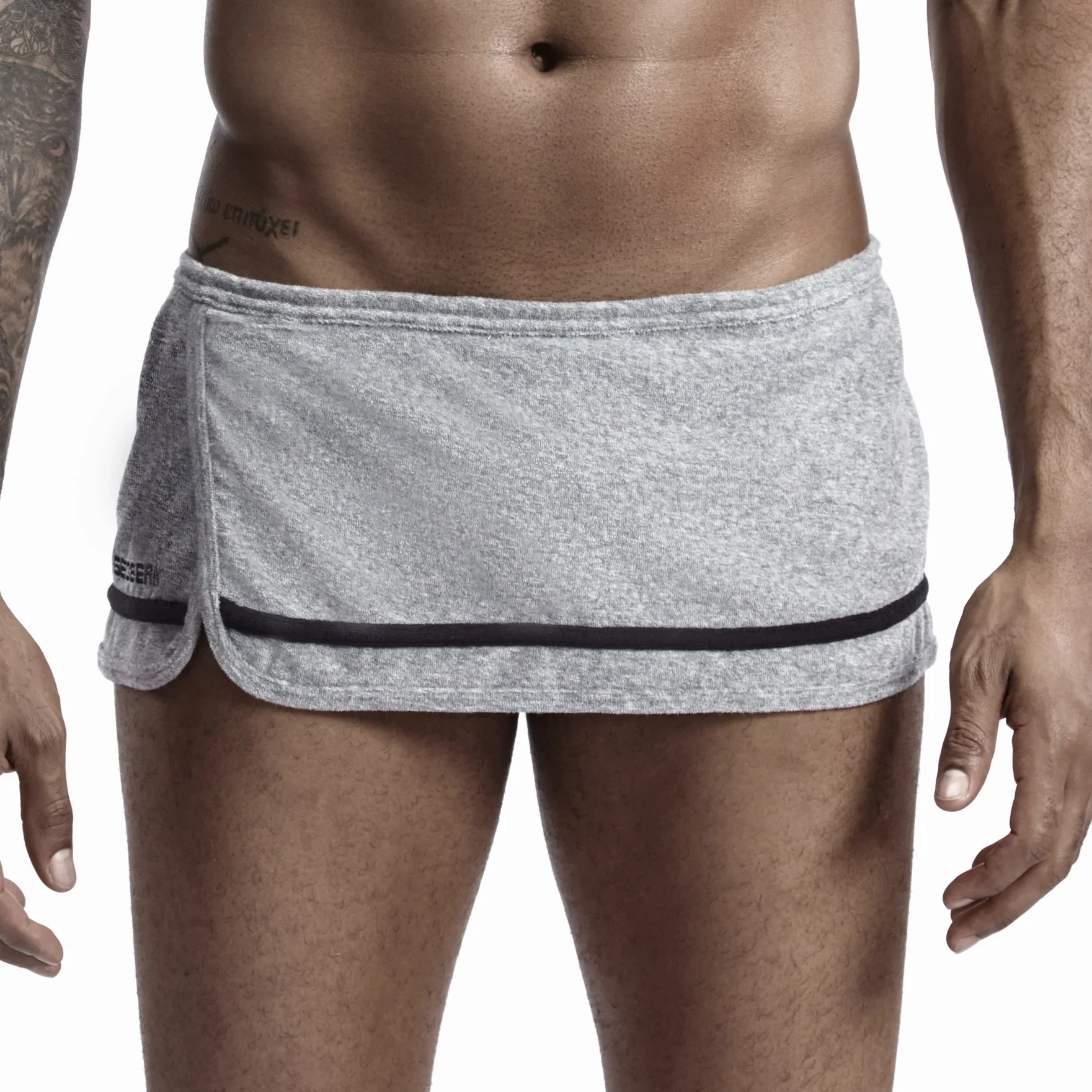 Seobean-Pyjama en velours côtelé pour homme, vintage, avec jupe, sexy, pour la maison