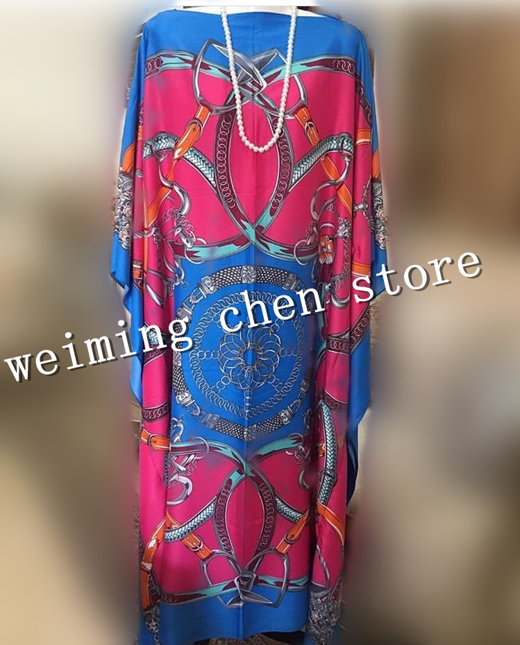 Robe élégante surdimensionnée à imprimé africain traditionnel pour femmes, longueur de la robe: 130cm, buste: 130m